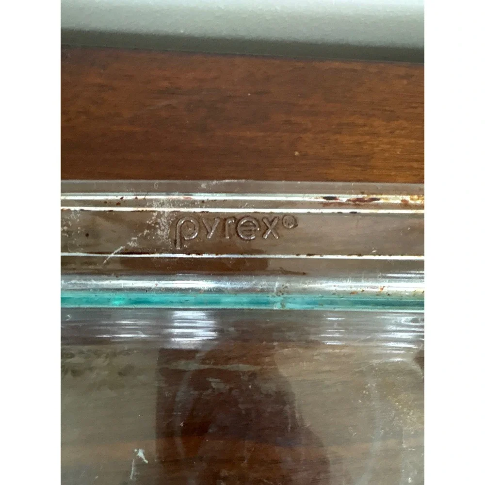 Vintage Pyrex 9x13 Inch Baking Dish 3 Quart‎ Clear Glass Roasting Pan Oven Safe